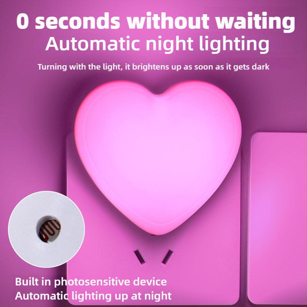 0.5W 100-220V Energy-saving LED Night Light,Lovers Ambient Lights,US/EU Plug Intelligent Light Controlled Sensing Sleep Light