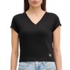 A- SS WOVEN LABEL RI T-shirt V-neck Black