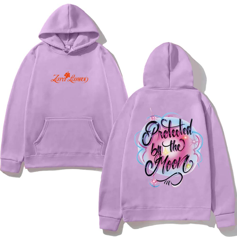 

Худи Zara Larsson Same As Official Website Защищенный Луной Baby Rib 2025 НОВЫЙ Гранж Толстовки Одежда с длинным рукавом Панк Худи L