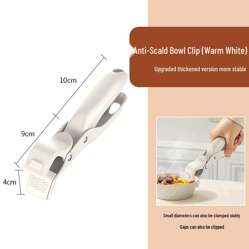 Silicone Non-Slip Bowl Lifter and Plate Clip for Microwave and Steamer Safety