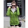 Women's Zip Up Hooded Fleece Lined Hoodie Jacket Loose Fit Thick Warm Plus Size Outerwear Coat