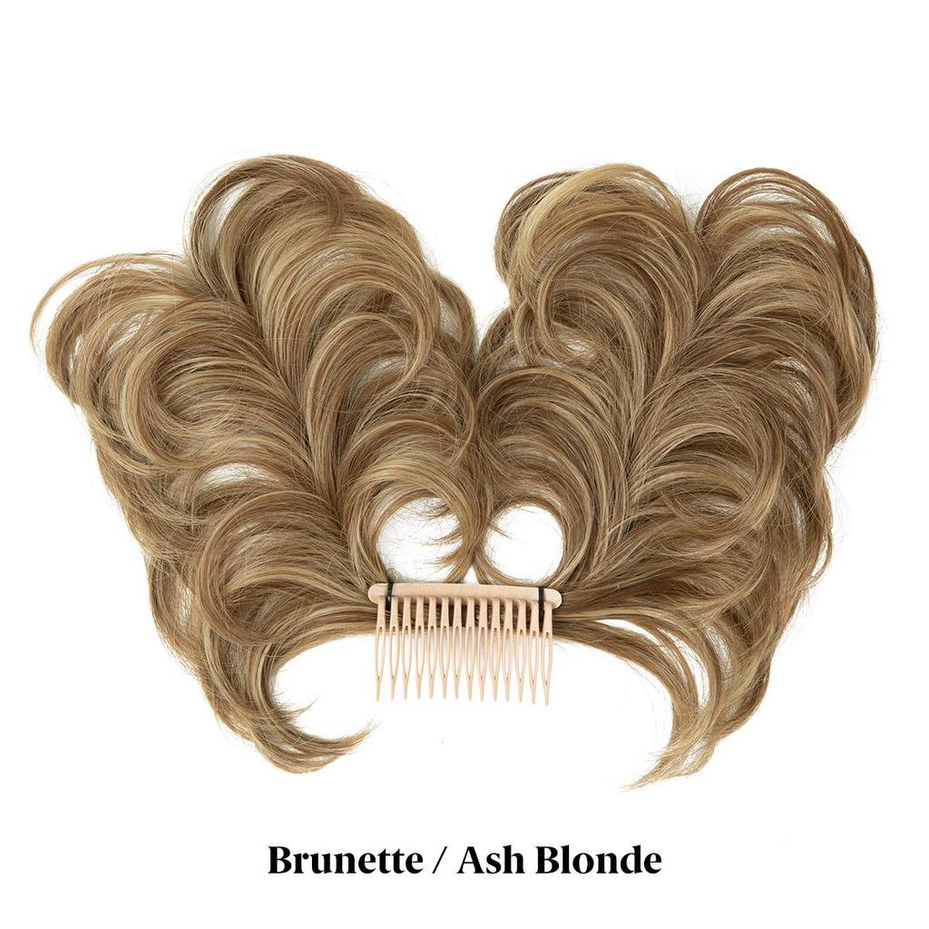 Adjustable Fluffy Wig Hair Ring for European & American Style Ponytails