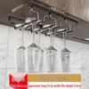 Stainless Steel Hanging Wine Glass Rack for Upside-Down Storage