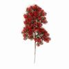 Green Leaves Artificial Pine Branch Handmade Craft Realistic Design Fake Pine Leaves Plastic Material Green Color