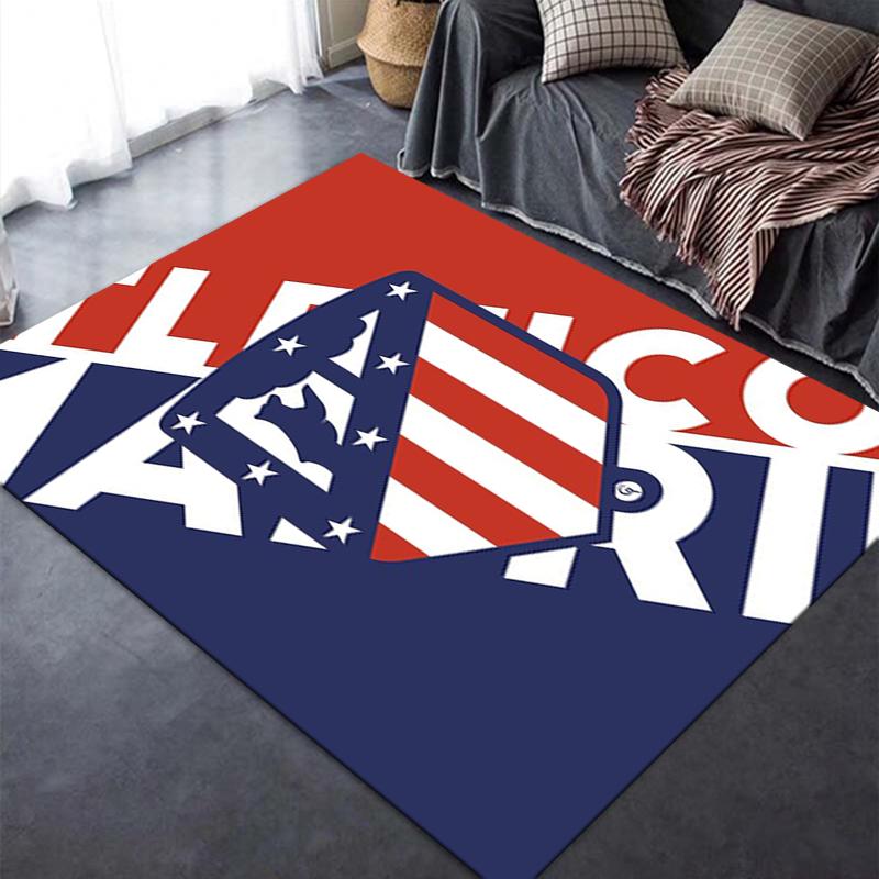 Atletico Madrid Carpet Rug for Living Room Bedroom Home Sofa Decoration,Kids Play Non-slip Floor Mat