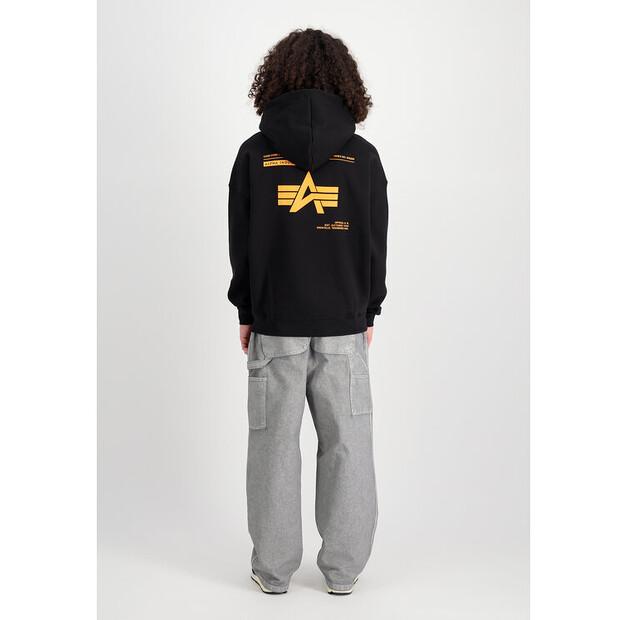 Толстовка Alpha Industries Logo Backprint Hoodie