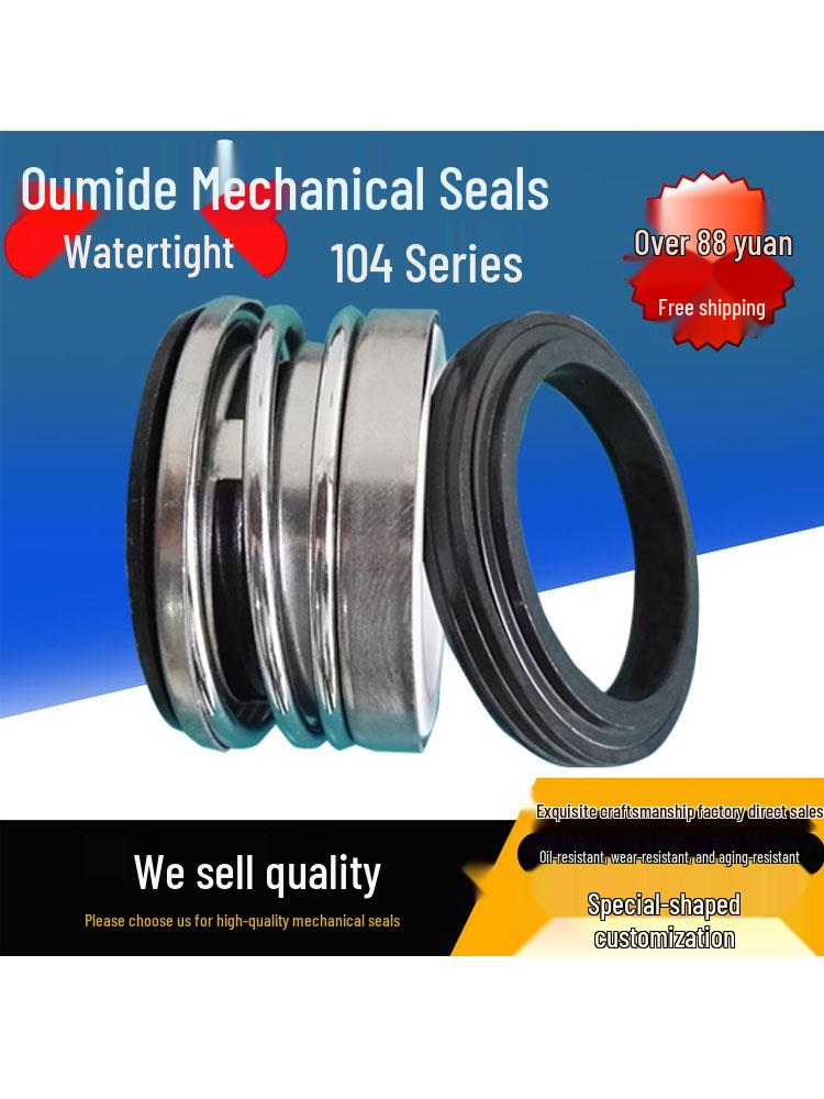 Sello Mecánico de Bomba de Agua, Eje de Grafito Cerámico, Tamaño 103/104-12-25-4