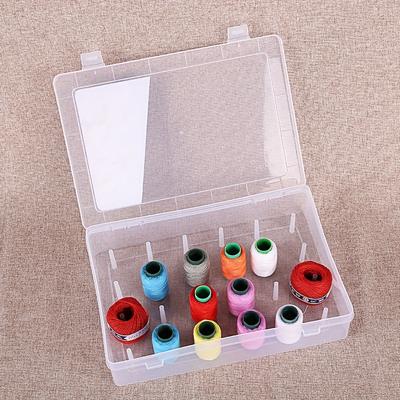42 Spools Sewing Thread Storage Box Bobbin Carrying Case Container Holder Craft Spool Organizing Case Sewing Storage