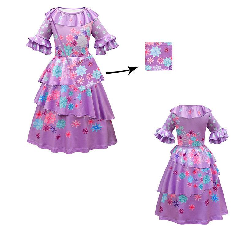 The new magic full house princess dress Mirabel children's dress
