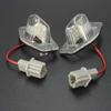 Placă de înmatriculare cu LED fără erori de 2 buc pentru Honda Crv pentru Jazz Crosstour Odyssey Stream Freed Logo Insight HRV FRV
