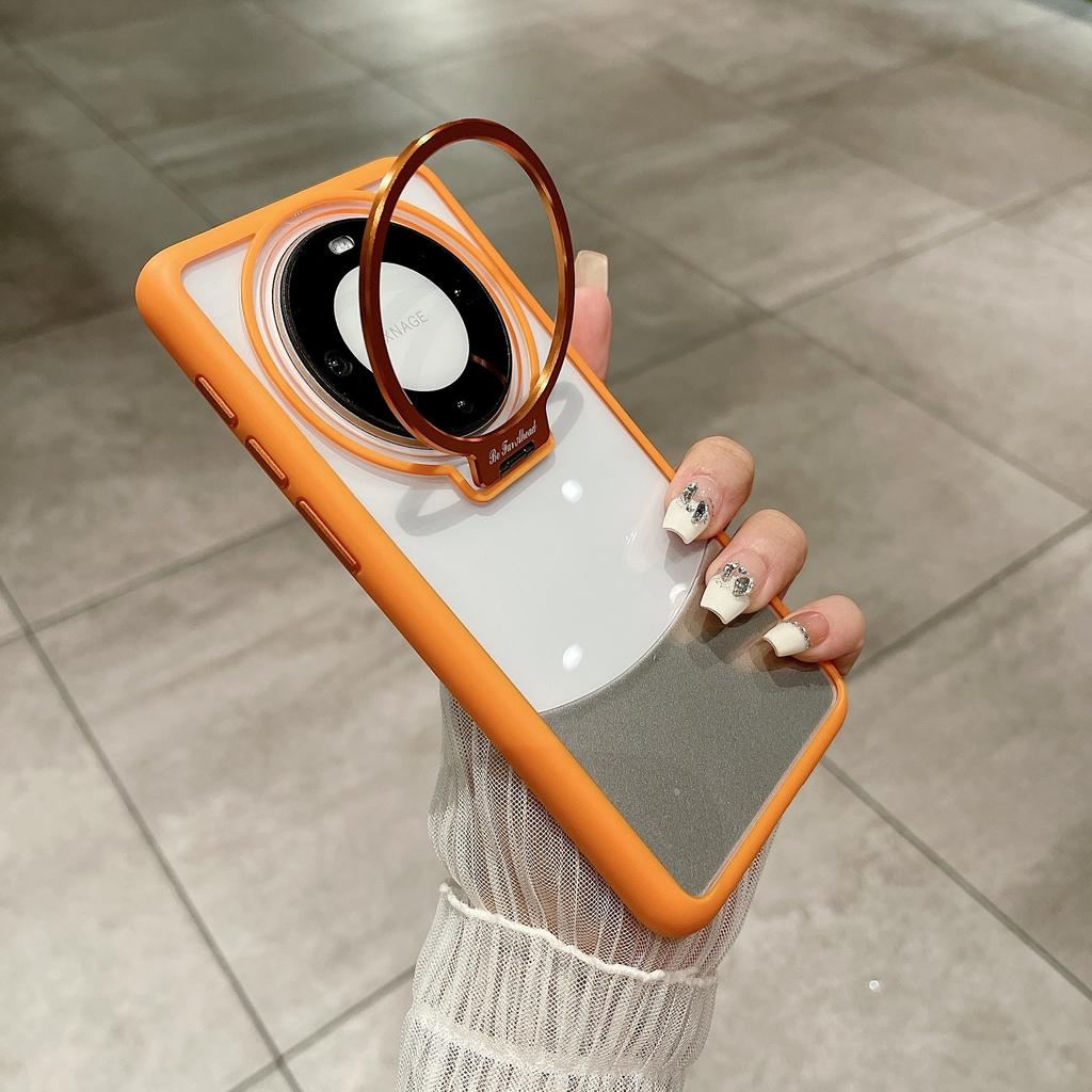 Metal Lens Frame Bracket Is Suitable for Huawei Mate60pro+ Phone Case and Mate50 Transparent Dust-proof Net Protective Cover