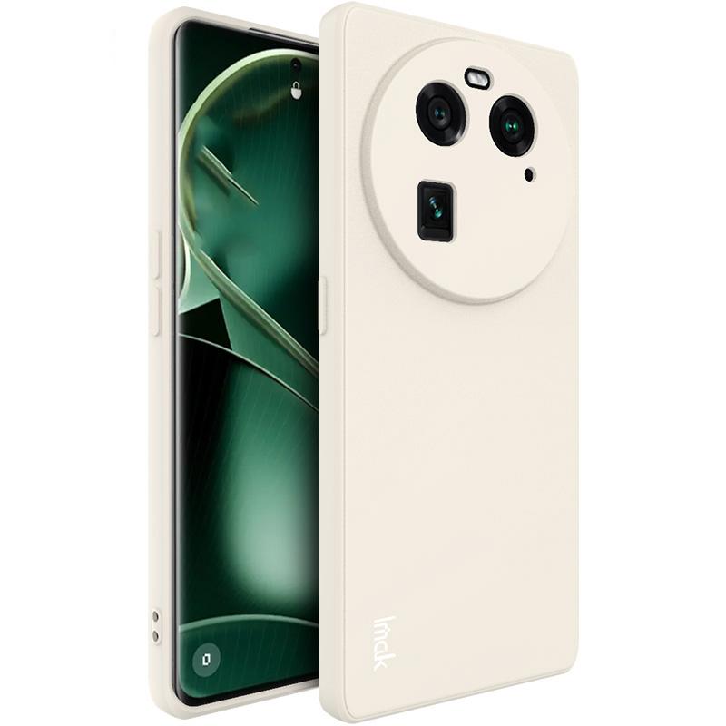 

IMAK UC-4 Series Shockproof Phone Cover for Oppo Find X6 Flexible Straight Edge TPU Phone Case White