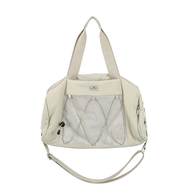 

Cryingcenter Tricolor Small Size Sport Fitness Bag Crying Center Light Bean Ash