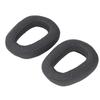 2pcs Replacement Ear Pads Professional Noise Insulation Breathable Cotton Linen Fabric Memory Foam Soft Comfortable Ear
