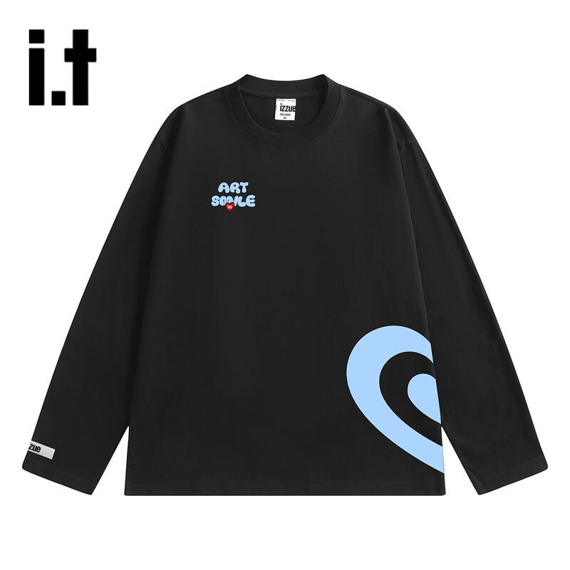 Izzue Unisex Trendy Round Neck Long Sleeve T-Shirt 3XL