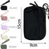 Waterproof Nylon Small Wallet Multi-Functional Card Case With Wrist Zippered Coin Purse Ladies Casual Quilted Travel Organizer