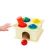 Wooden Ball Hammer Toy Early Educational Hand Eye Coordination Training Smooth Surface for Baby