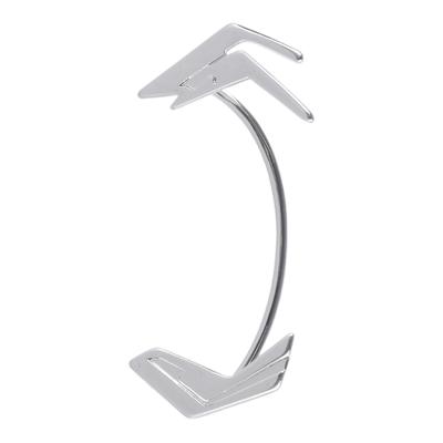 Unisex Silver Color Ear Clips Unique Futuristic Earwear Jewelry Skeletal Spine Ear Hooks Jewelry for Y2K Trendsetters