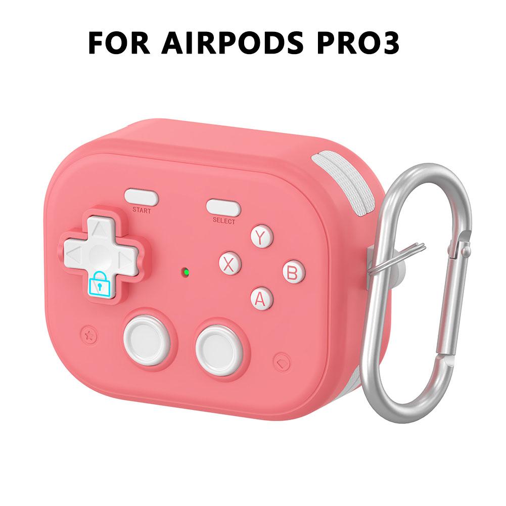 3D Game Console Protective Case For AirPods Pro 3 Cases Cover Liquid Silicone Design Earphone Protective Case With Cleaner Kit