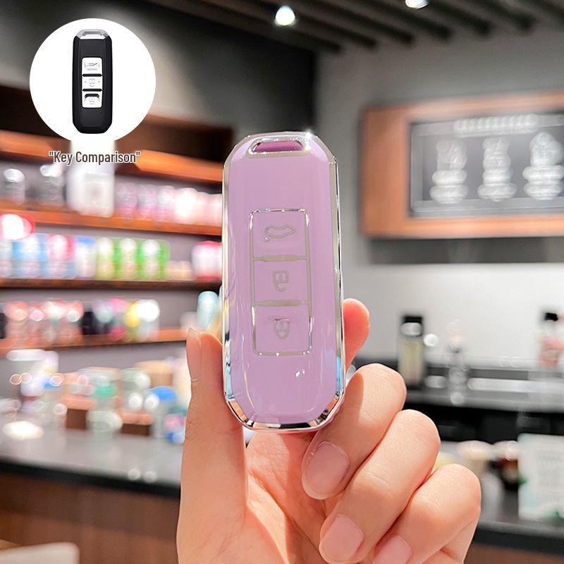 Baojun 560/530/510/730/310w/E100/E200 Car Key Cover - Protective Case with Buckle for Men & Women