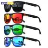 1PC Men Classical Square Polarized Sports Sunglasses Lightweight PC Frame UV400 for Driving Fishing Cycling Unisex Durability