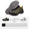 Oulylan Anti Odor Breathable Labor Shoes Outdoor Anti Smashing Safety Boots Anti Puncture Work Boot Men Non-slip Lace Up Sneaker