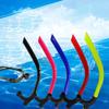 Swimming Snorkel, Scuba Training, Center-Mount Comfortable Silicone Mouthpiece, Easy to Breathe for Pool and Open Water