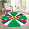 Eagle Round Office Rug Design for Game Room Dormitory Entryway Outdoor Antislip Round Carpet Decorate Offices Perfect Gift for Friends Family