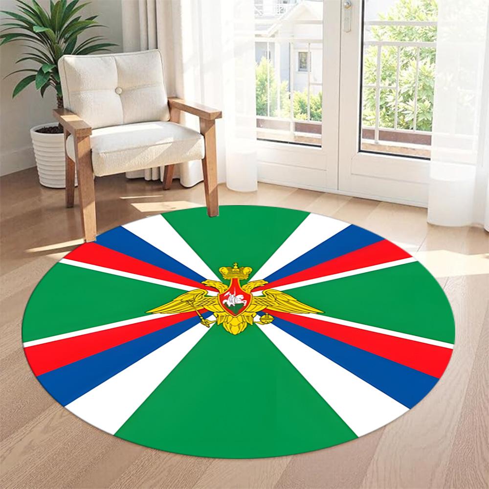 Eagle Round Office Rug Design for Game Room Dormitory Entryway Outdoor Antislip Round Carpet Decorate Offices Perfect Gift for Friends Family