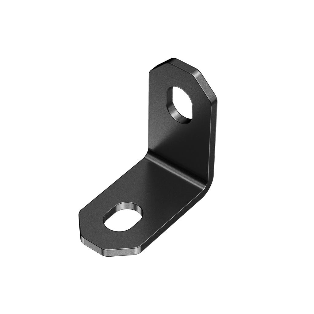 Kaedear Motorcycle Universal Stainless 2mm Universal Set of Custom Brackets X 2 X 20 X 37 X Brackets, Steel, Thick, Fit, 2, (KDR-YX-L90-2M8) (M8