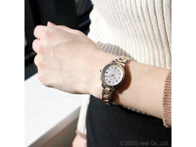 ORIENT iO Natural & Plain RN-WG0415A Solar Watch MOP Dial Silver Gold 27.6mm NEW