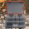 Portable Fishing Tackle Boxes Waterproof Multi-function Fish Tool Storage Organizer Compartments Removable Dividers Fishing Tool