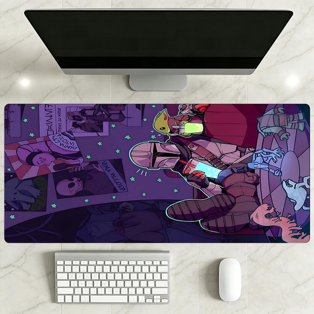 Star Wars Gaming Mouse Pad Desk Mouse Pad Computer Desk Keyboard Mat Non-Slip Rubber Base Perfect for Office Desktop Supplies School Home