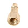 Brass 1/4" NPT Quick Connector Air Hose Fittings Air Compressor Coupler