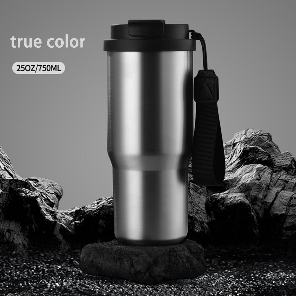 750ml Insulated Cup Large Capacity Vacuum Flask Stainless Steel BPA Free Colorful Travel Tumbler for Outdoor/Gym/Camping/School