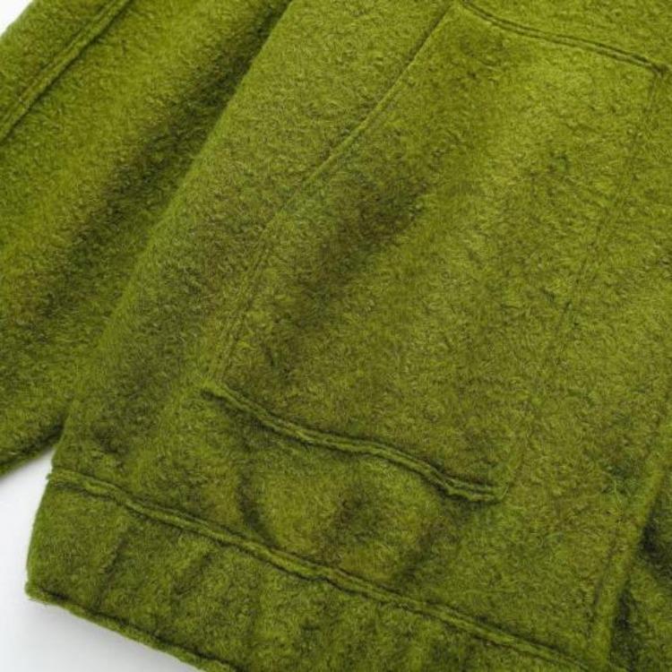 Autumn Winter Women Baseball Jacket Stand Collar Long Sleeve Casual Coat Solid Color Big Pockets Hidden Buttons