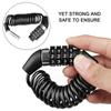 Anti Theft Bicycle Chain Lock Cycling Parts Steel Cable Lock Security Lock Bike Lock Bicycle Lock