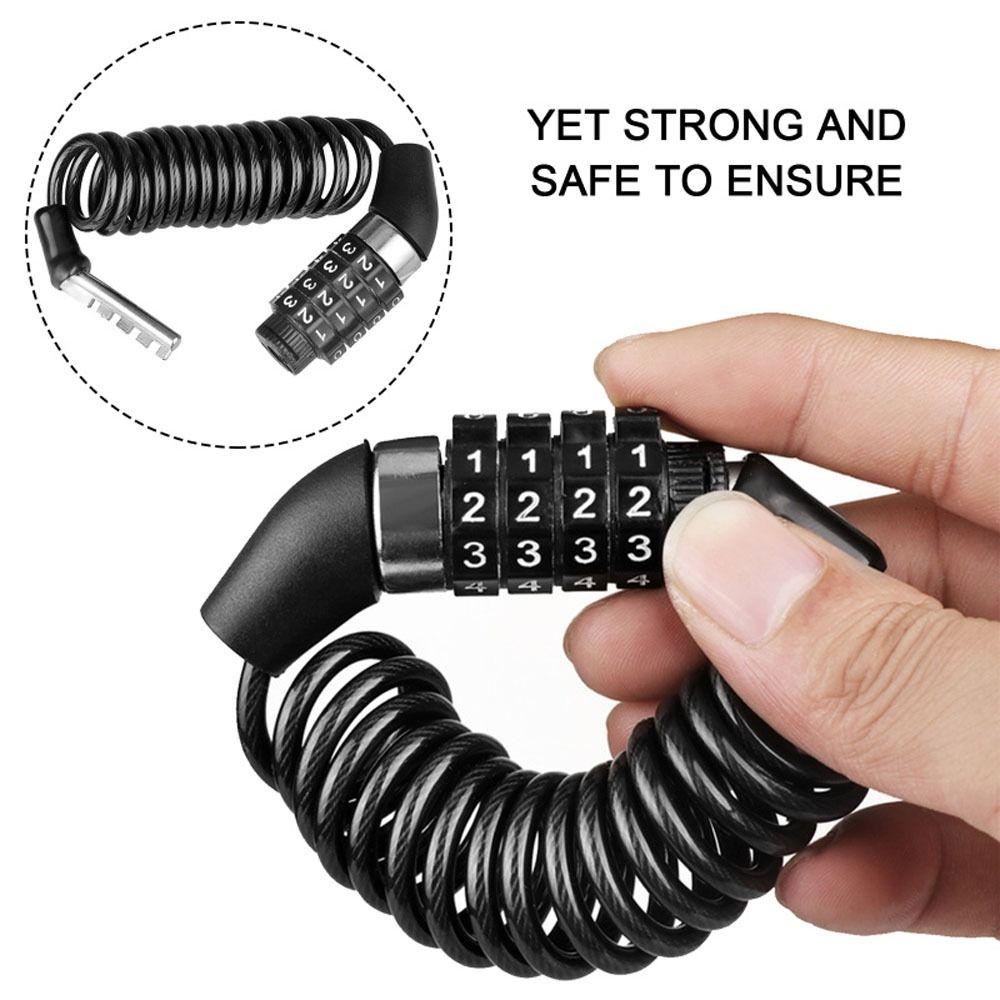 Anti Theft Bicycle Chain Lock Cycling Parts Steel Cable Lock Security Lock Bike Lock Bicycle Lock