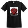 Skull Heart Graphic T Shirt Fearless Love 18+ Tee Red Black Design Art