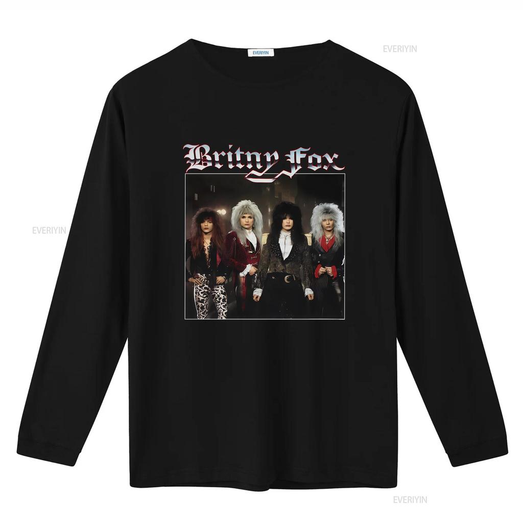 BRITNY FOX Band T Shirt for Fans S 5XL Rock Style NW02323 vintage Washed Breathable Soft Comfortable Stretched Versatile homme