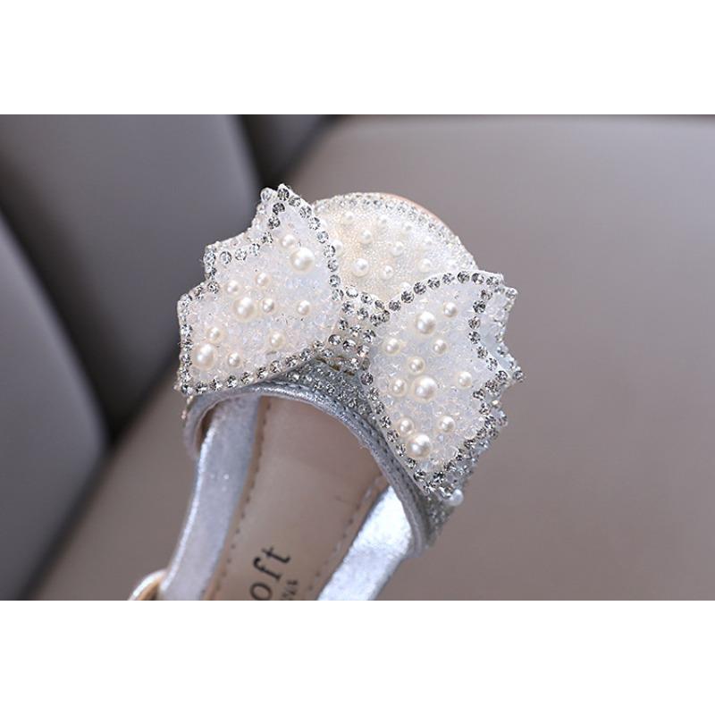 Summer new Korean-style girls' small/medium/large children's princess casual single shoes performance shoes little girl children's leather shoes