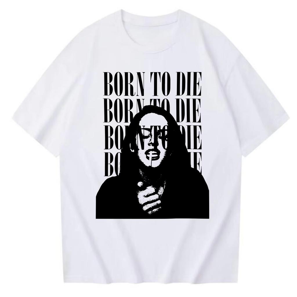 Born To Die Lana Del Rey Tričko Muž Žena Harajuku 2026 Jaro Léto Nová Móda Krátký Rukáv Kulatý Výstřih Ležérní Košile Pánské Tričko