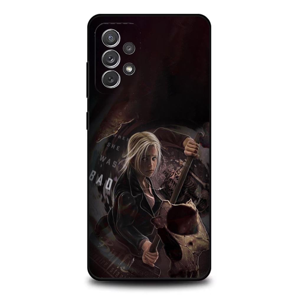 B-Buffy the Vampire Slayer Phone Case For Samsung S25,S24,S21,S22,S23,S30,Ultra,S20,Plus,Fe,Lite,Note,10,9,5G Black Cover