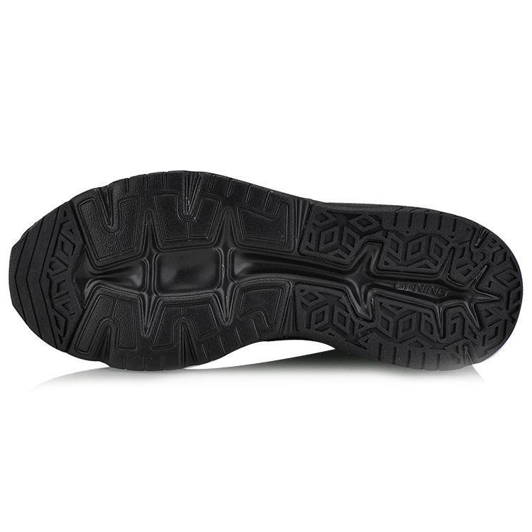 Li Ning Comfortable Versatile Fabric TPU Shock Absorbing Wear Resistant Non Slip Breathable Supportive Mid Top Running Shoes AGLN095-1