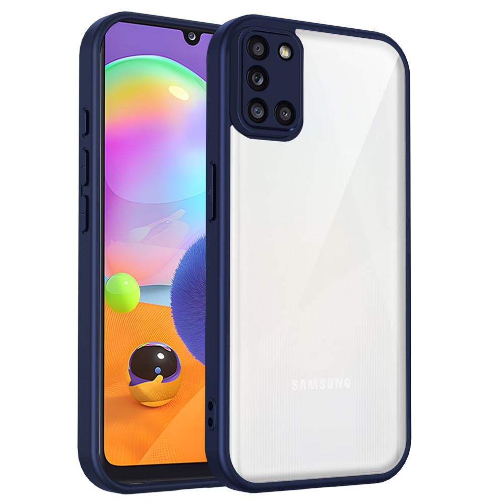 

Armor Shockproof Phone Case For Samsung A51 A71 A31 A11 A21S A10S A20S A30S A50 A20 A30 Luxury Matte Acrylic Clear Back Cover For Samsung A11