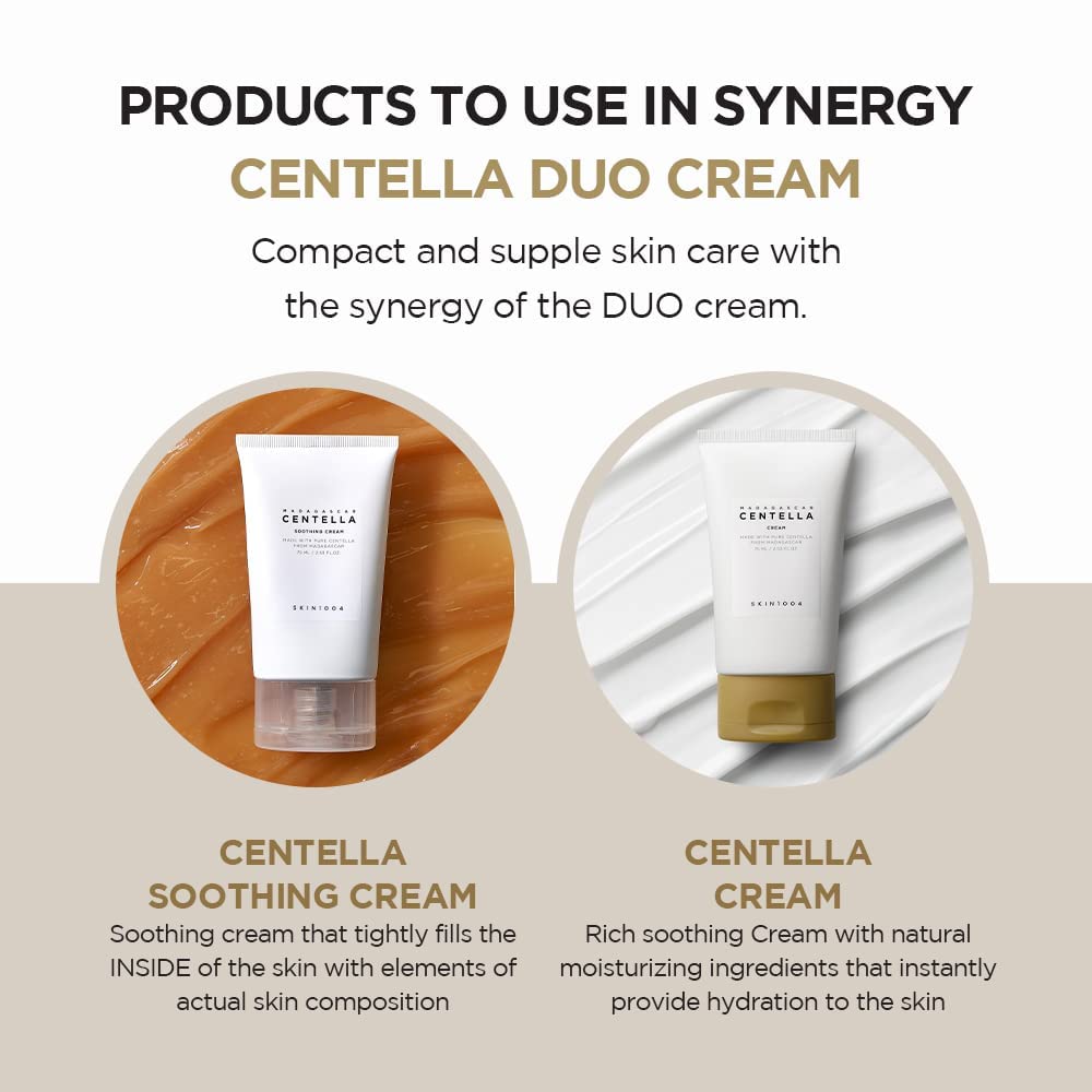 SKIN1004 Madagascar Centella Soothing Cream | Calming & Hydrating Moisturizer