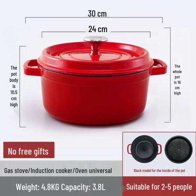 Cast Iron Ceramic Enamel Pot