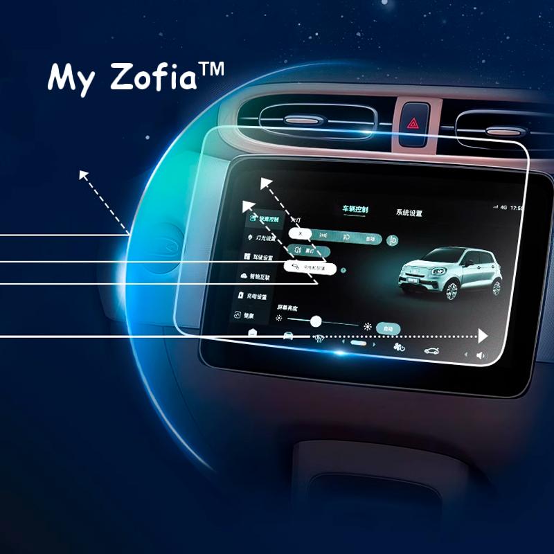 For Leapmotor T03 2023 2024 2025 Car Navigation Screen Protector Center Control Screen Glass GPS Film Anti scratch Accessories D4