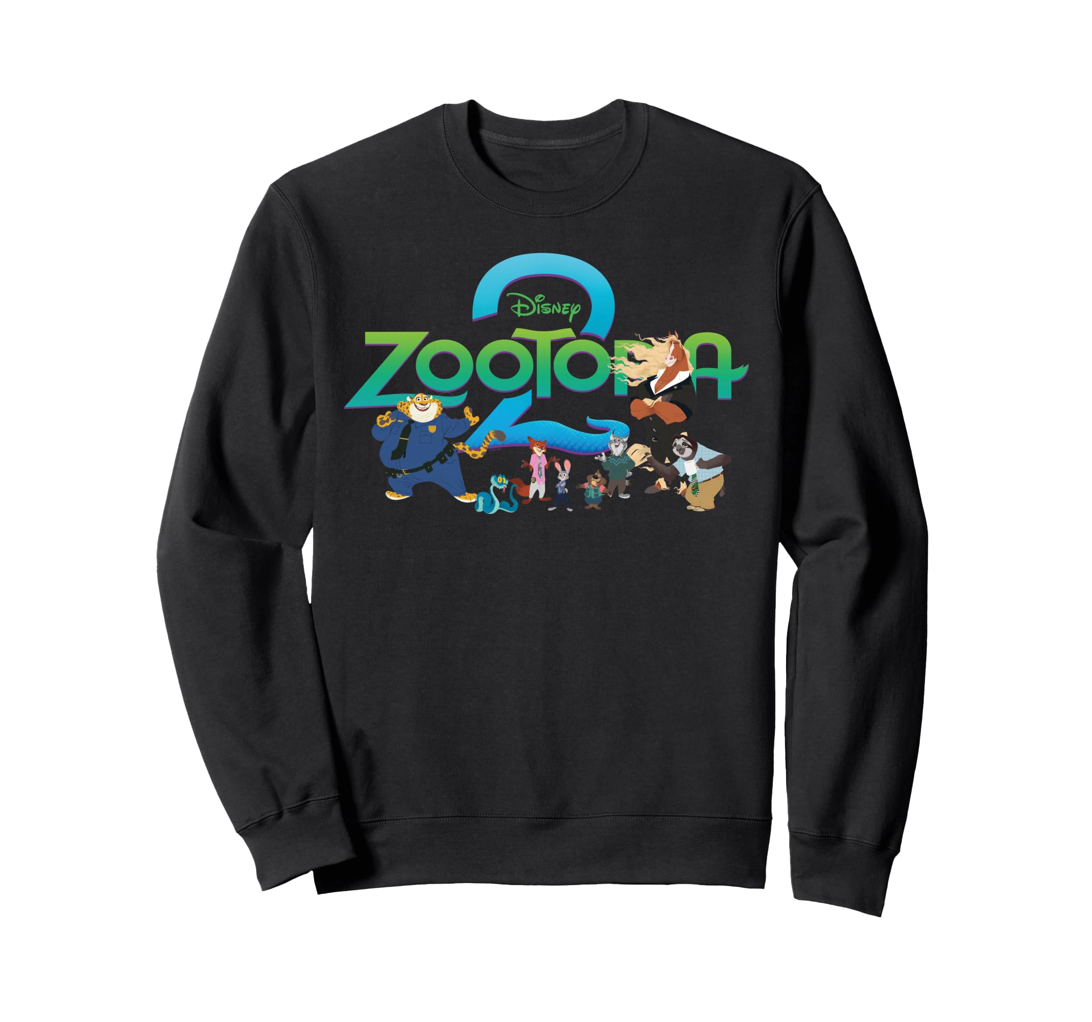 

Disney Zootopia 2 Illustration Character Logo Sweatshirt