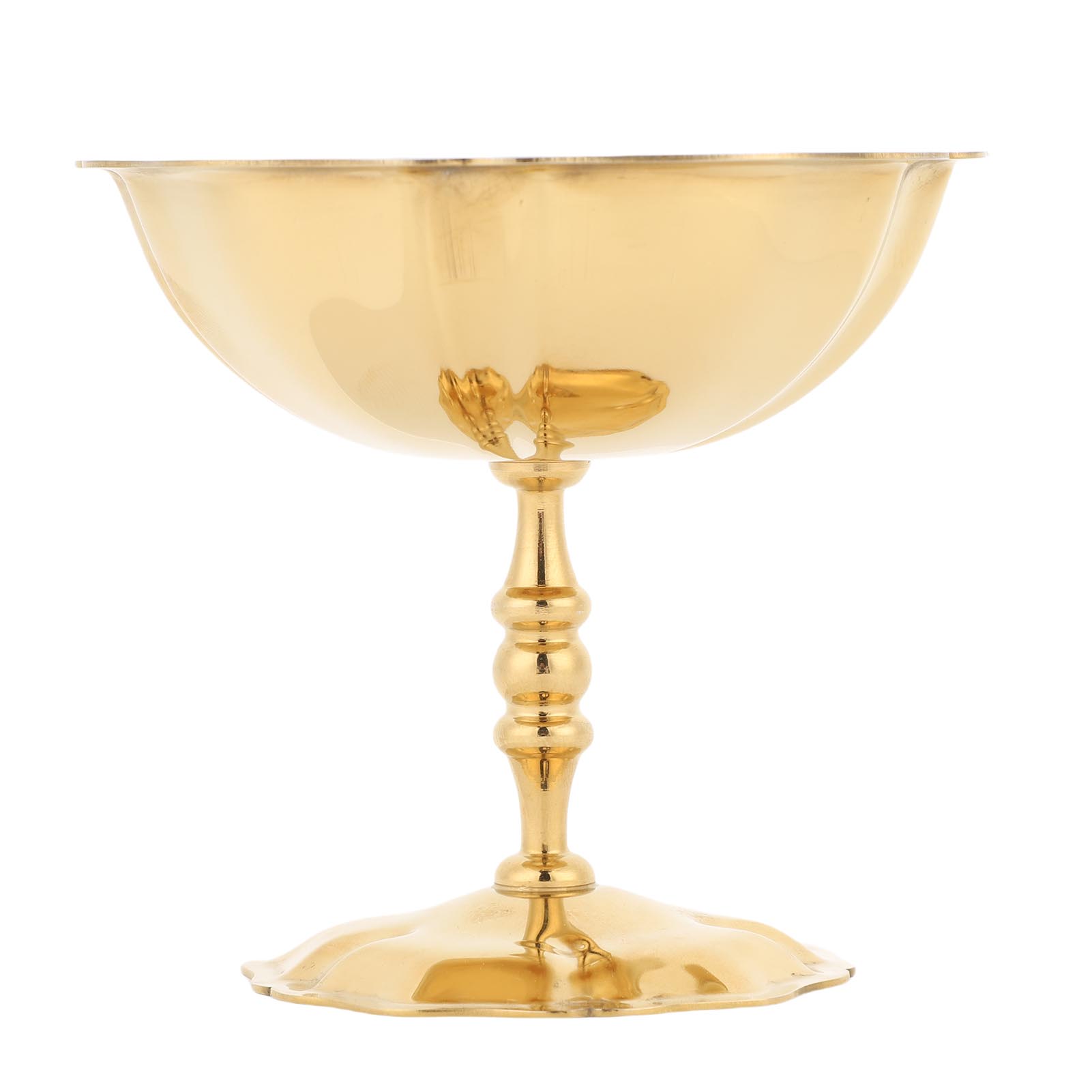 Konnwei Cream Ice Cup 304 Stainless Steel Footed Dessert Bowl Sundae Snack Cup For Dessert Yogurt Salad Fruit Pudding Party